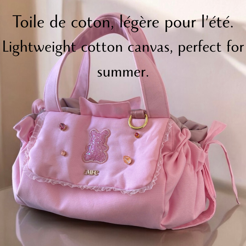 sac chihuahua été rose