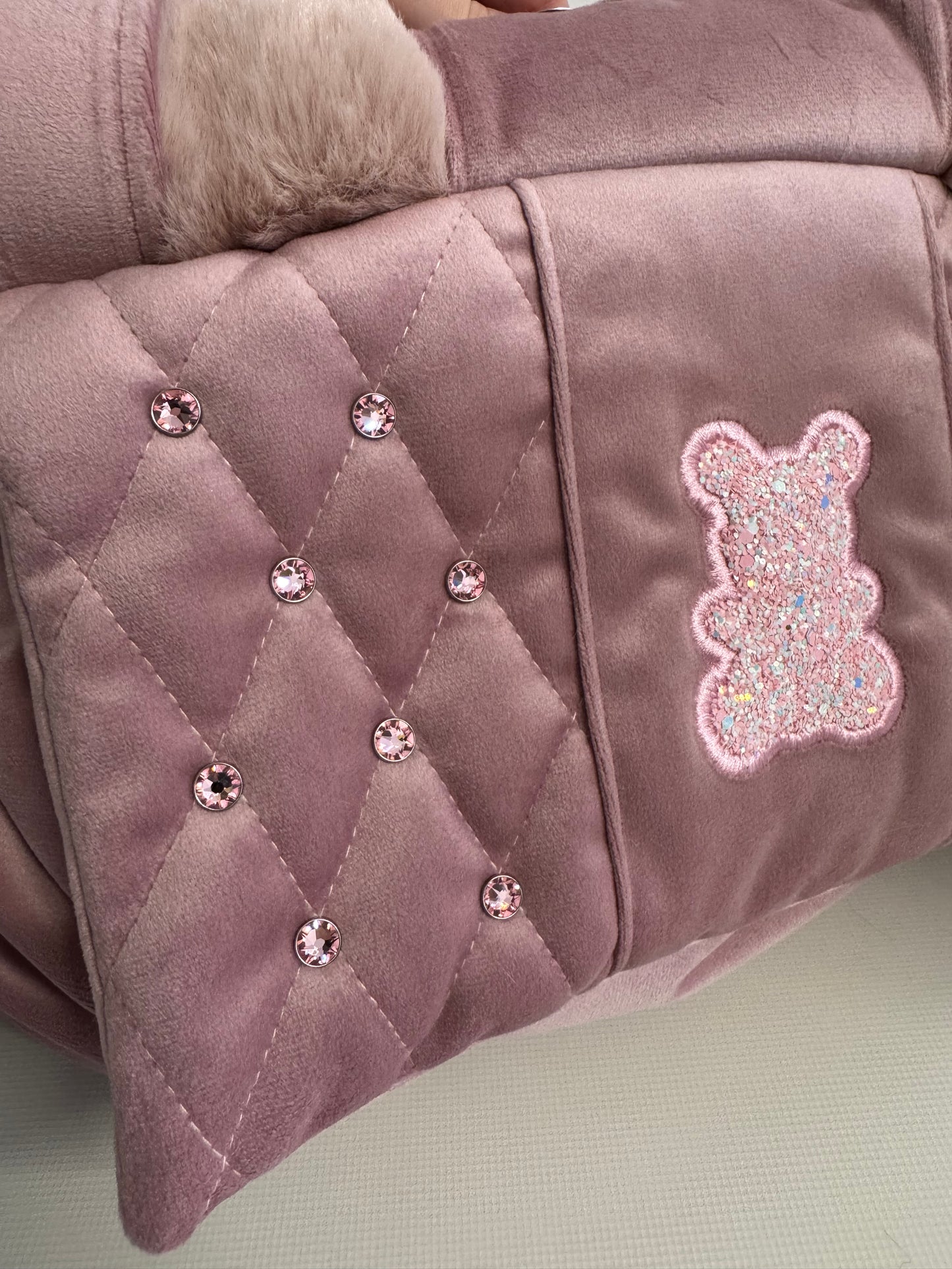 Sac pour chien de luxe Stella en velours - Heart édition