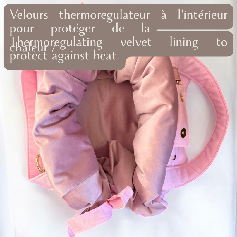 sac chihuahua été rose