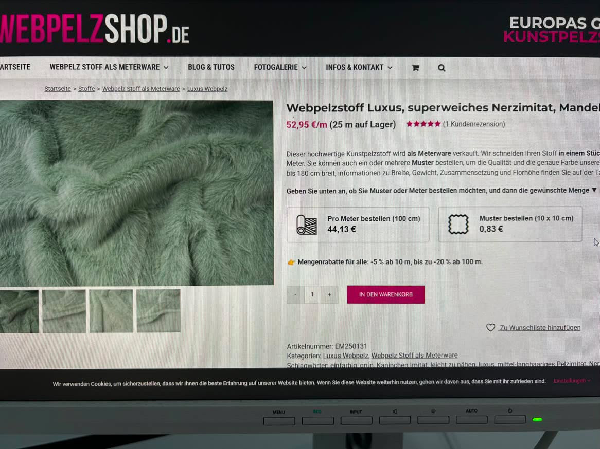 Bestellung für Simon