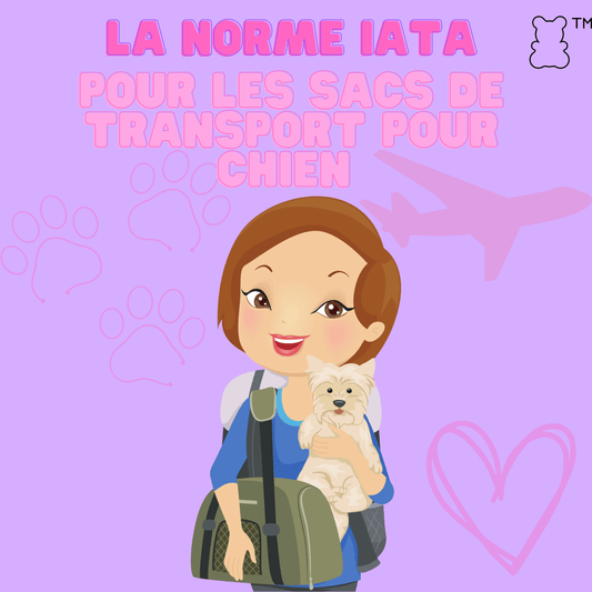 La norme IATA pour les sacs de transport pour chien (voyage en avion) - melissafendrichcreations