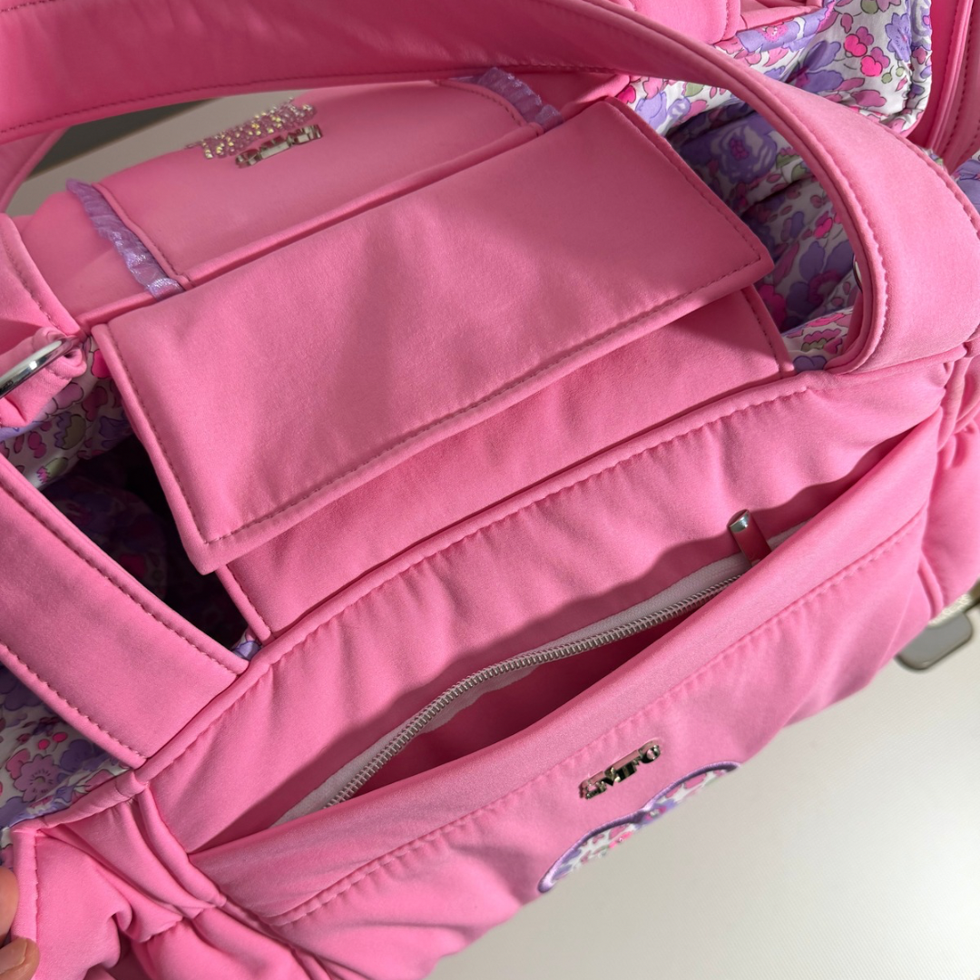 Sac de transport pour chien Stella été rose - Liberty - Édition limitée à 3 exemplaires