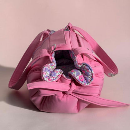 Sac de transport pour chien Stella été rose - Liberty - Édition limitée à 3 exemplaires