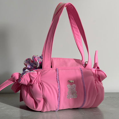 Sac de transport pour chien Stella été rose - Liberty - Édition limitée à 3 exemplaires